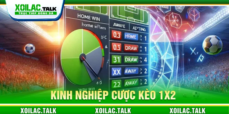 Kinh nghiệm khi cá cược kèo 1x2 